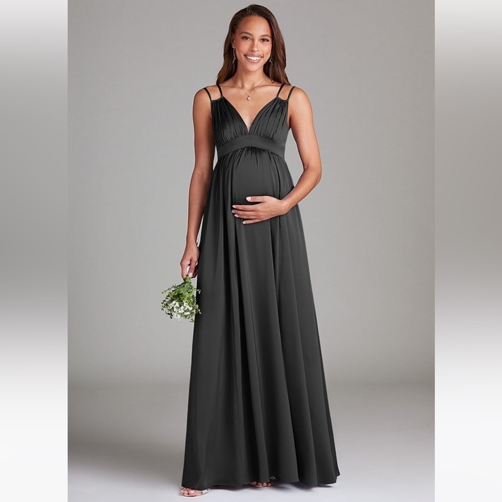 Elegant Black Maternity Dress